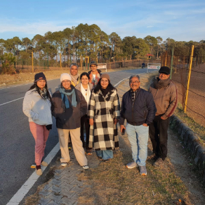 Group in Golf course (1)